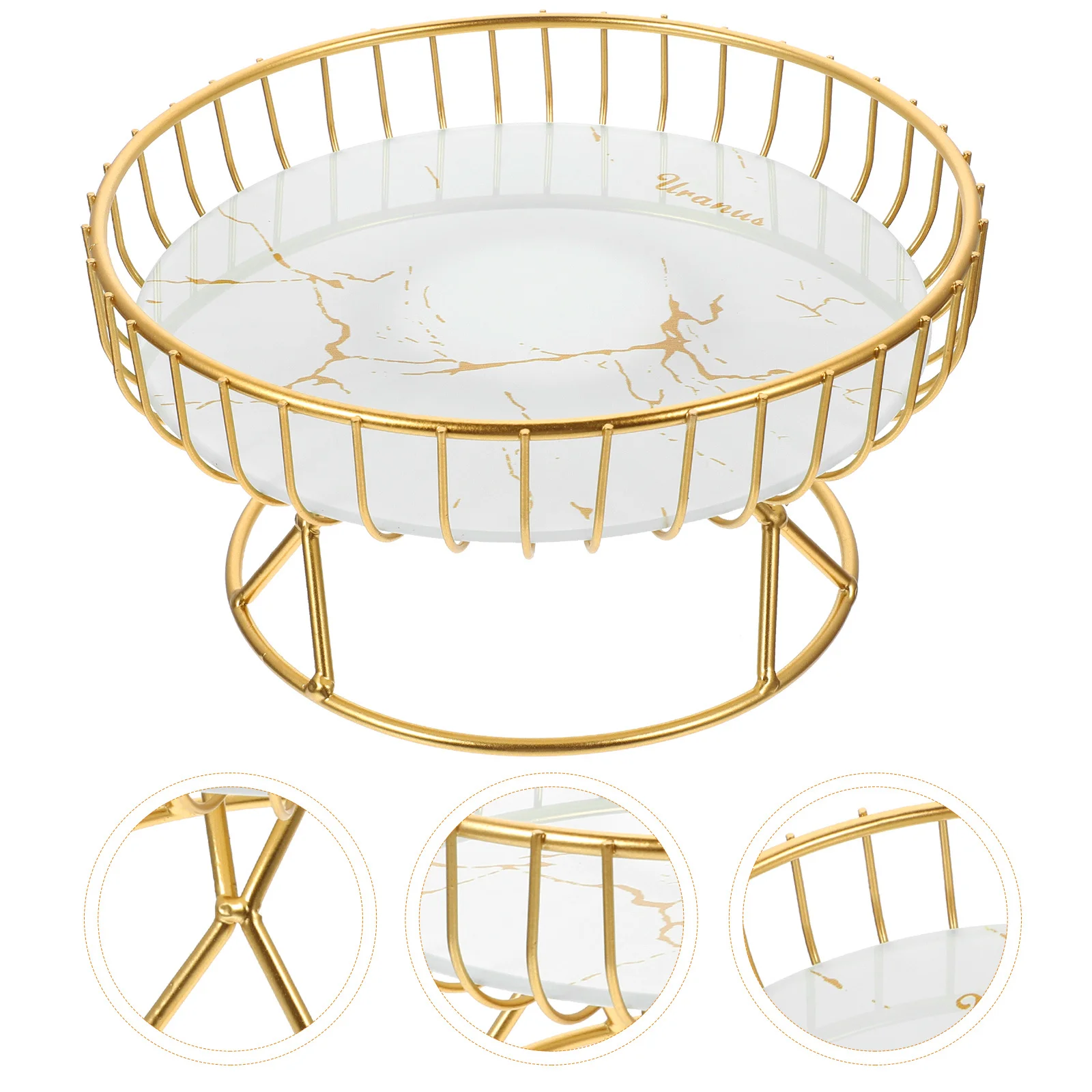 

Многофункциональная железная корзина, полый контейнер для хранения овощей, фруктов, миска для хранения кухонных закусок, декоративный сервировочный поднос