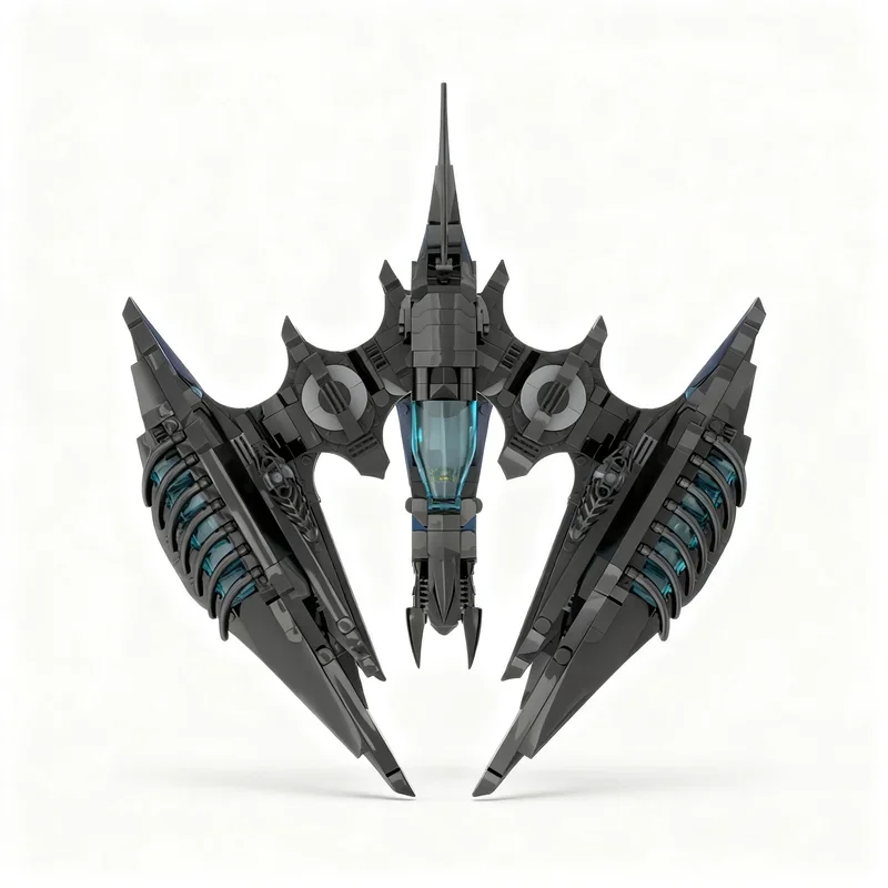 New 470Pcs Hot Famous Bat Hero Movie Series Moc Batwing Fighter Model Building Blocks Diy Creative Ideas Toys Birthday Gifts
