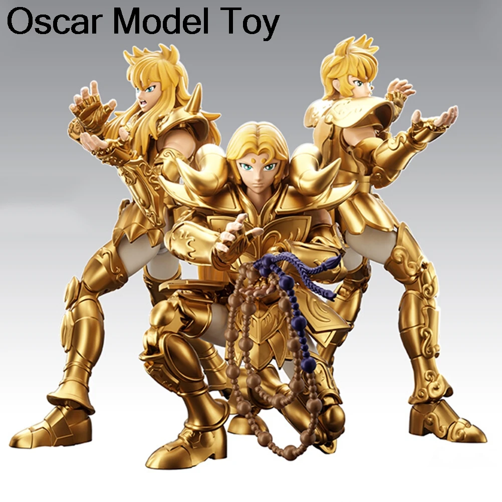 Pre-Sale Blokees Model Original Gold Saint Saint Beyond Scorpio Miro/Aries Mu/Leo Aiolia Knights of The Zodiac PVC Armor Figures