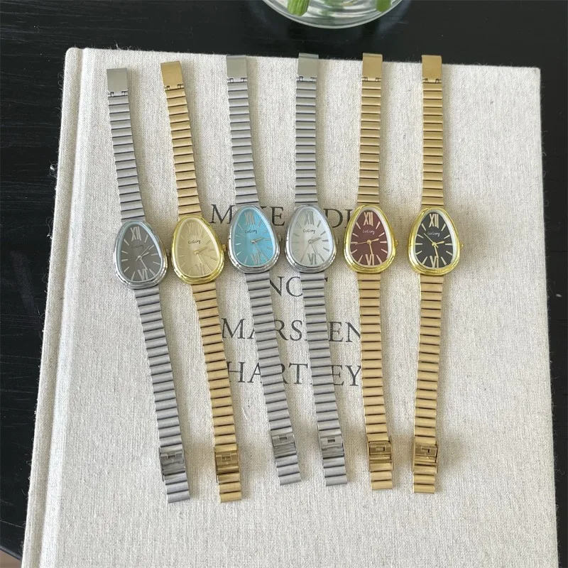 Brand Snake Head Watches for Women Luxury Ladies Quartz Watch Gift Fashion Adjustable Stainless Steel Strap Wristwatch Relogio
