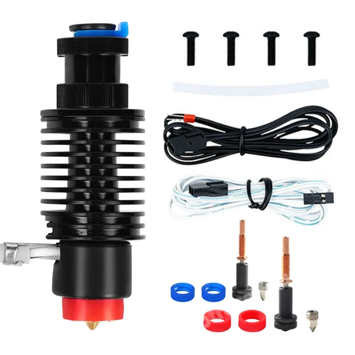 BISMZ لـ E3D Revo Ceramic Hotend Kit V6 المبرد النحاس فوهة السيراميك التدفئة الأساسية لسلسلة أندر 3، BIQU H2 V2S، Voron
