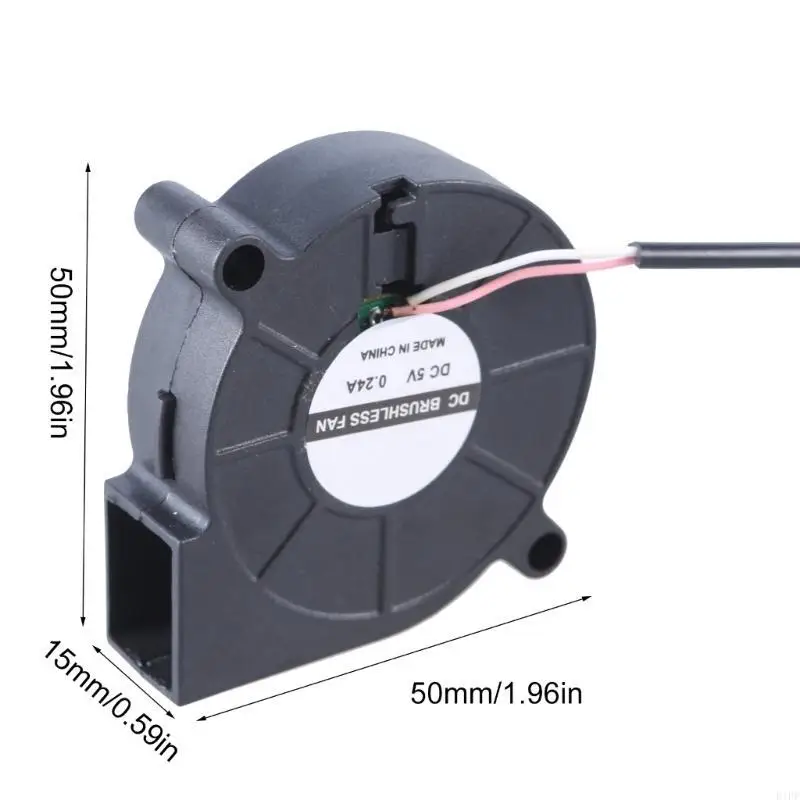 E1PF Эффективный 50 -миллиметровый USB -охлаждающий вентилятор для компьютерного паутина компьютерных проектов компьютерных