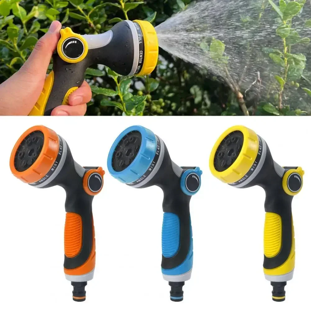 New Water Hose Nozzle Sprayer Thumb Control 10 Modes Garden Sprinkler Heavy Duty Washing Garden Watering Hose Spray Nozzle