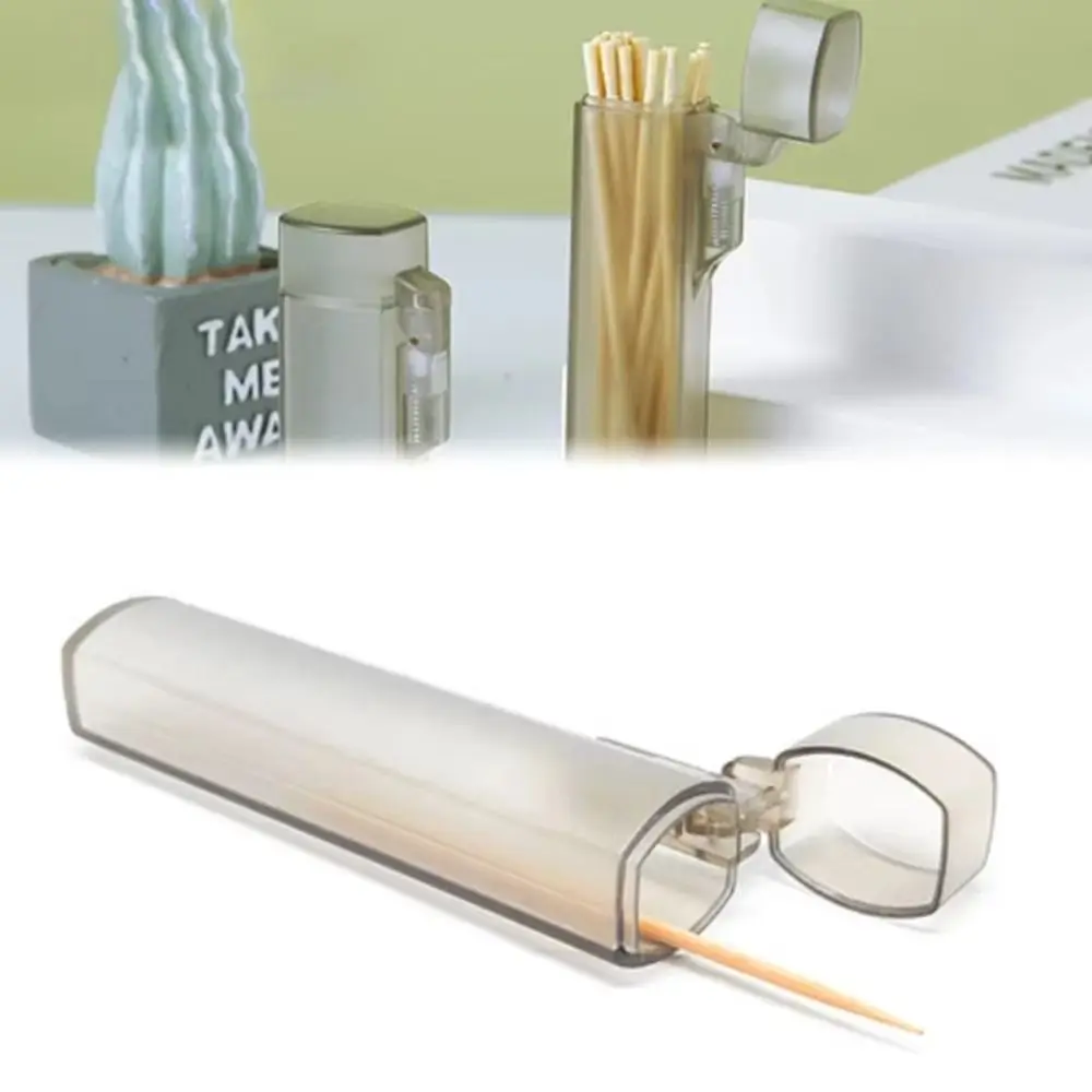 

Новая мини-коробка для зубочисток, прозрачная классификационная коробка для хранения предметов, коробка для отделки предметов, домашняя дорожная коробка