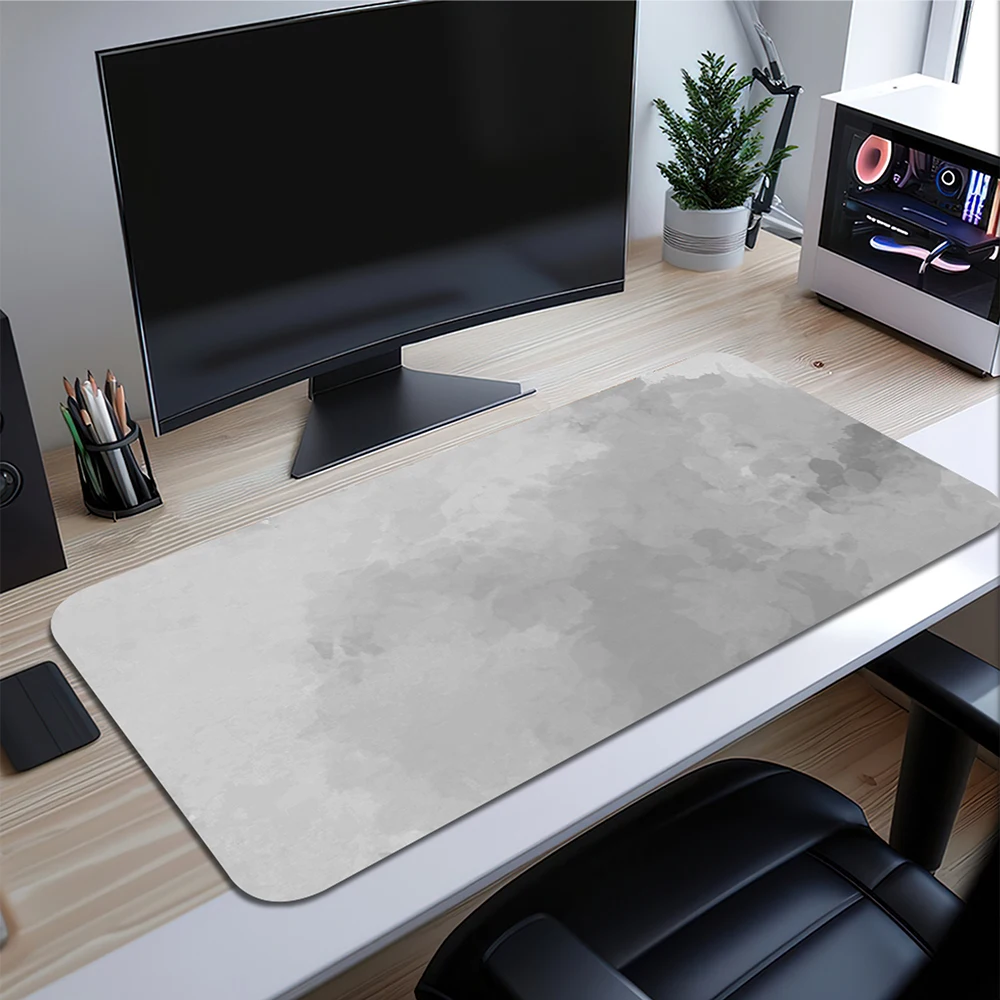 Gray mouse pad 900x400mm overlocked mousepad xxl desktop keyboard table pad gray series game desk mat computer accessories mat