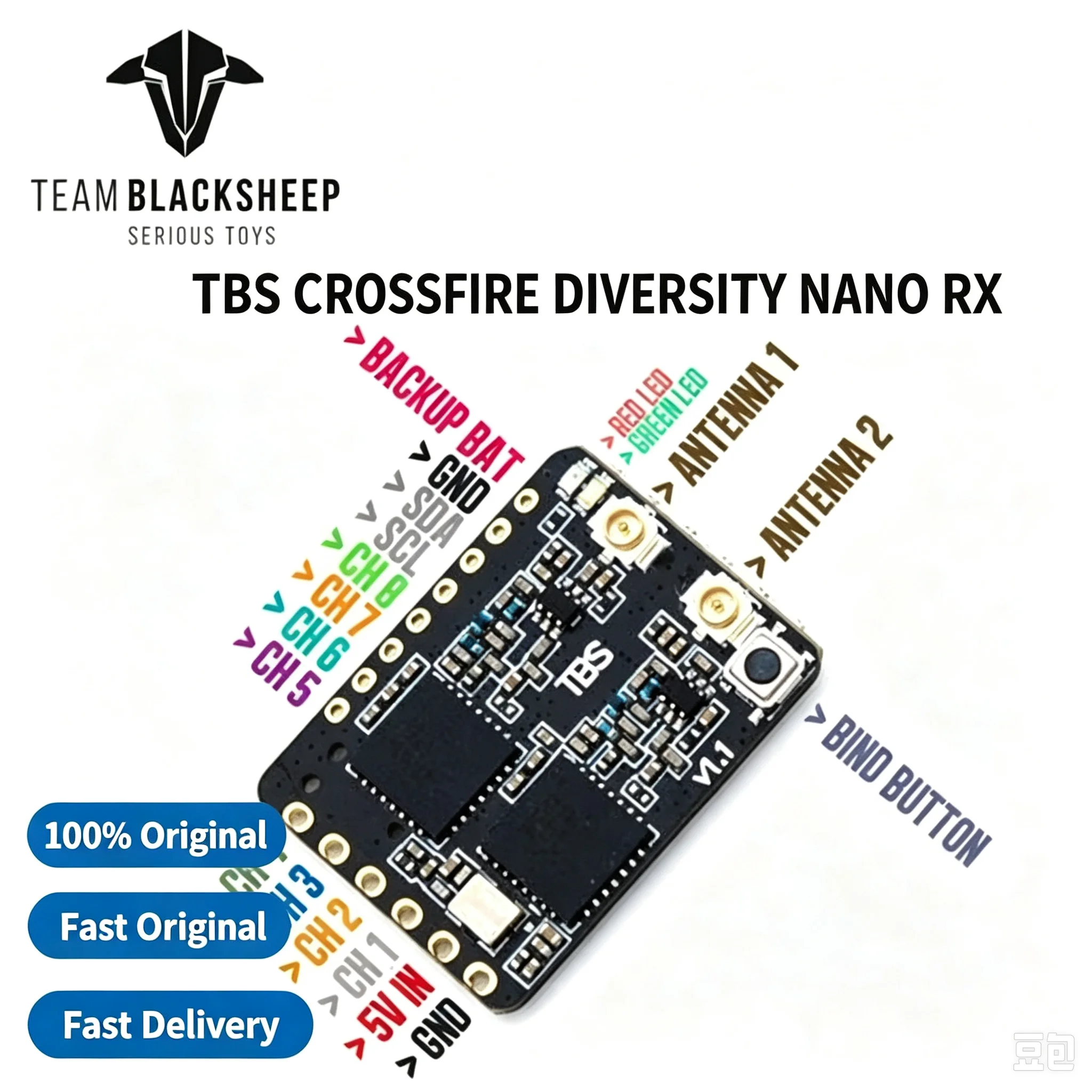 100%Original TBS CROSSFIRE DI - đánh giá và giá Tbs Fpv Crossfire