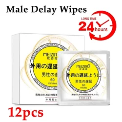 Water Tissue Power Wet Wipes Delay Original Japan Delay Hot For Men Delay Spray Kindly Pleaser Wipes 12 Pcs