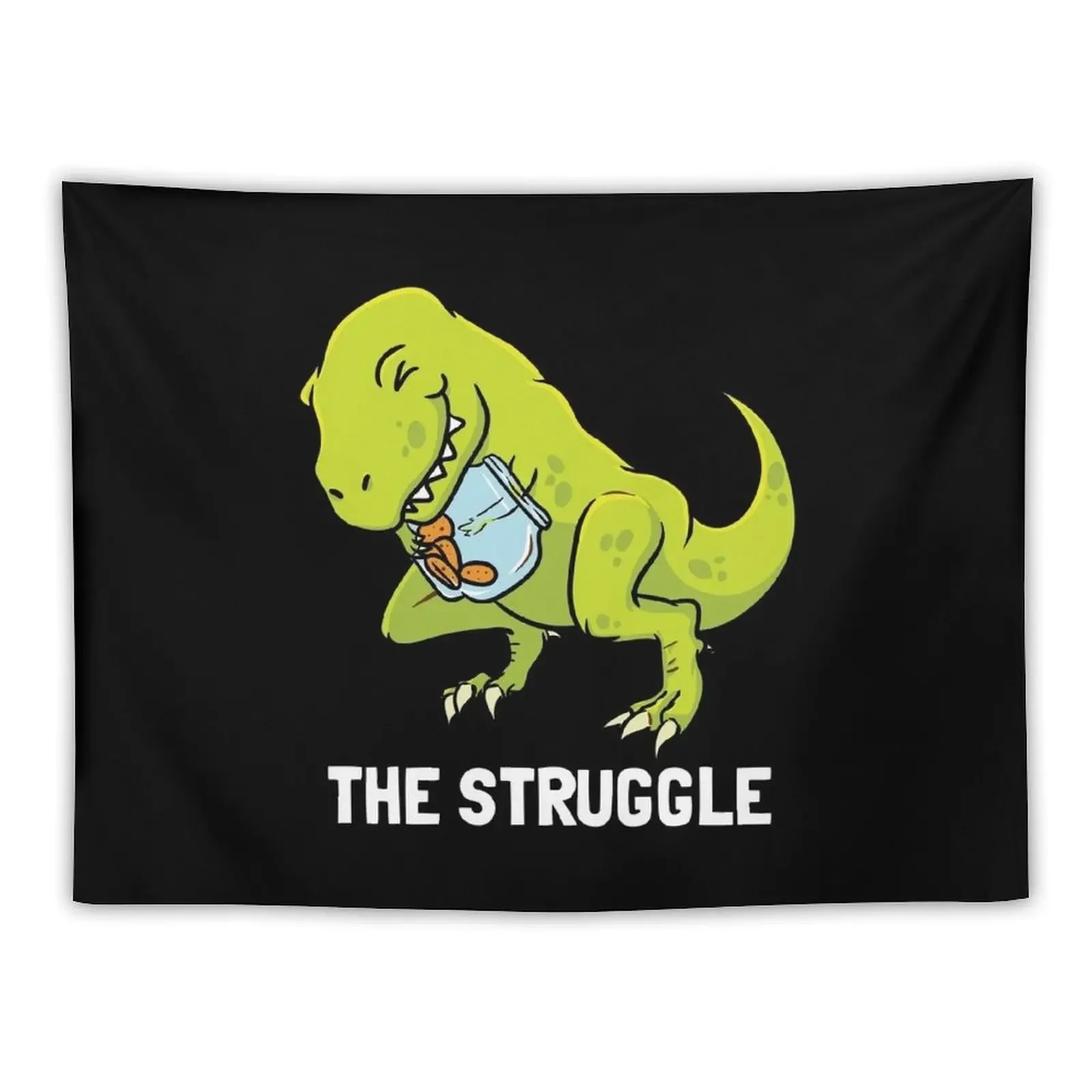 

T-Rex Cookie Jar The Struggle Tapestry Bedroom Decor Aesthetic Room Decorations Aesthetic For Bedroom Tapestry