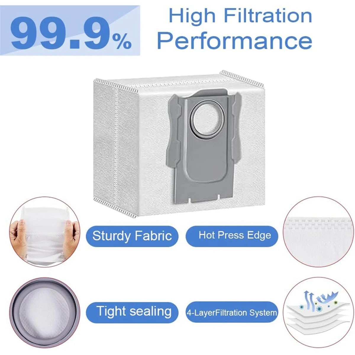 ل S7 MaxV Ultra / S7 Pro Ultra مكنسة كهربائية الجانب الرئيسي فرشاة ممسحة القماش فلتر Hepa أكياس الغبار الملحقات