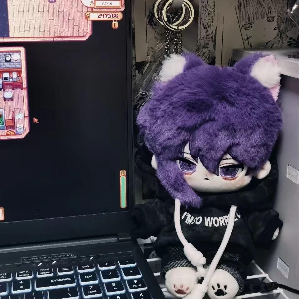 20 سنتيمتر لعبة Stardew فالي سيباستيان شخصيات كرتونية تأثيري فستان القطن دمية Kawaii ألعاب من القطيفة هدية للأطفال