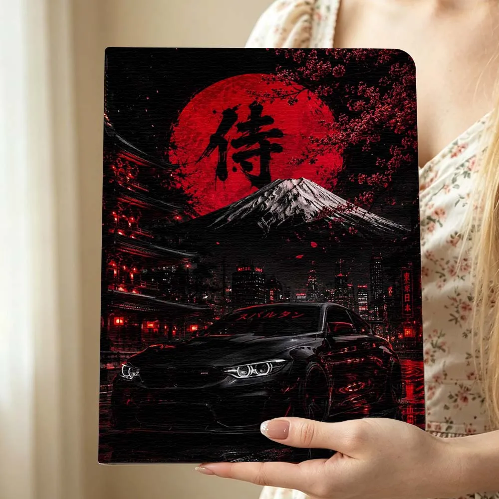 Shadow Samurai Car Pen Tray For Huawei MediaPad MatePad Honor Pro V6 9 V8 X9 X 10 13.3 12.3 11 11.5 Inch Tablet Case