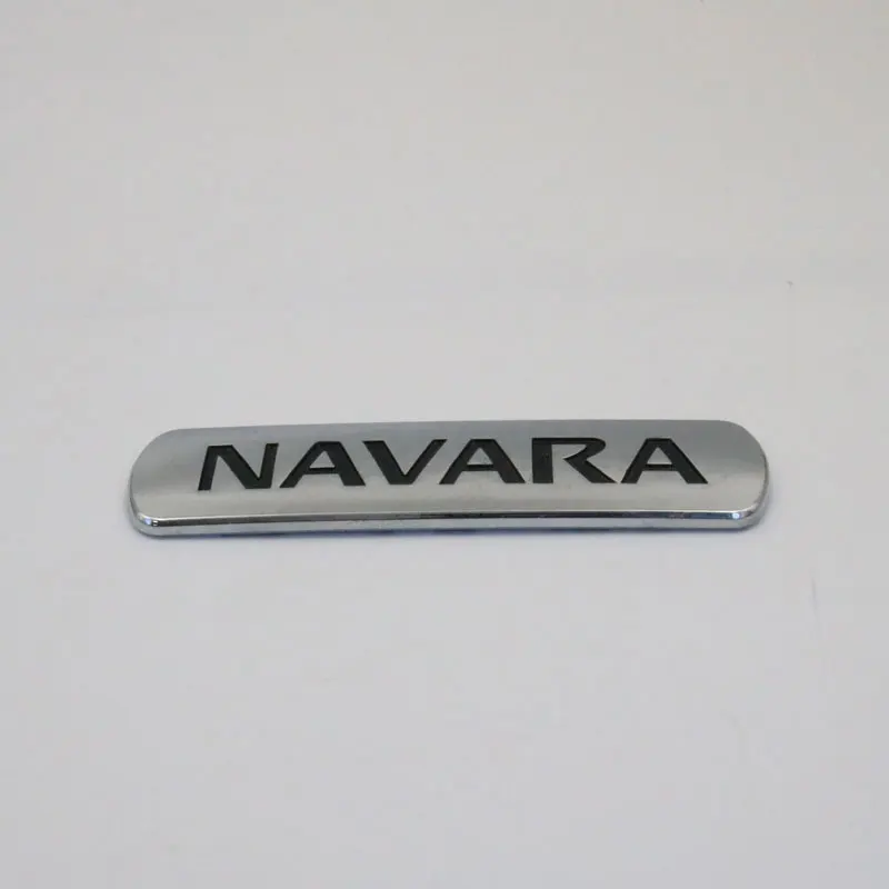 Rear Back Emblems Logo Plate Sticker Decal For Navara Frontier Pickup D21 D22 D23 D40 Side Door Chrome