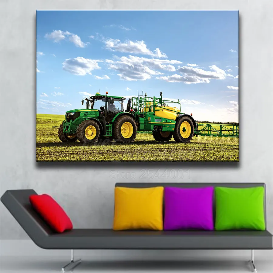 Ever Moment Diamond Painting Embroidery Mosaic Green Tractor Full Drill Square Resin Drill Wall Art Decoration Gift Kits ASF2284