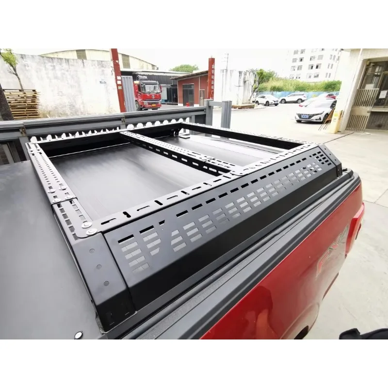 Pickup Aluminum Roof Rack Accessories Platform Cargo Rack for FORD F150 For Raptor Gladiator JT Automotive Exterior Accessories