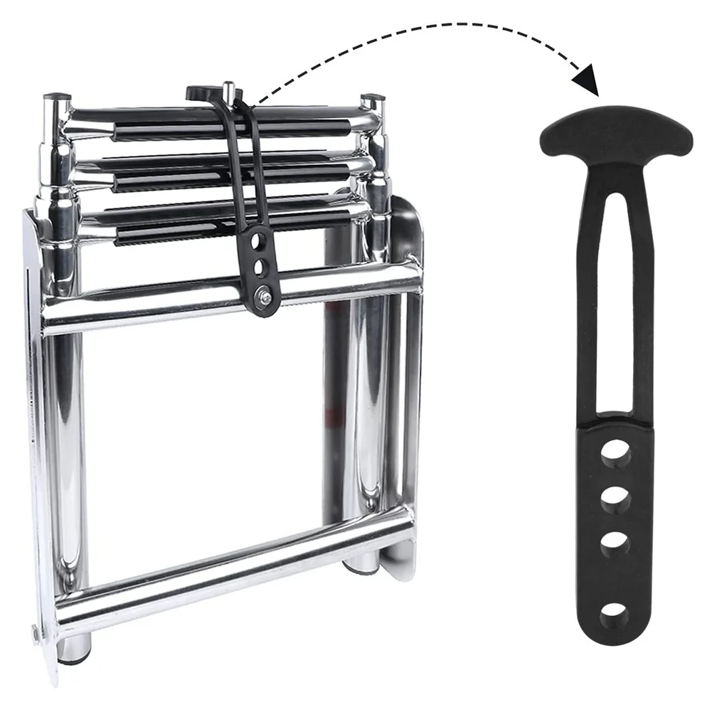 Telescoping Band Boat Ladder Strap Marine-grade Rubber Resists Deformation Breakage Resistant Weather Resistant