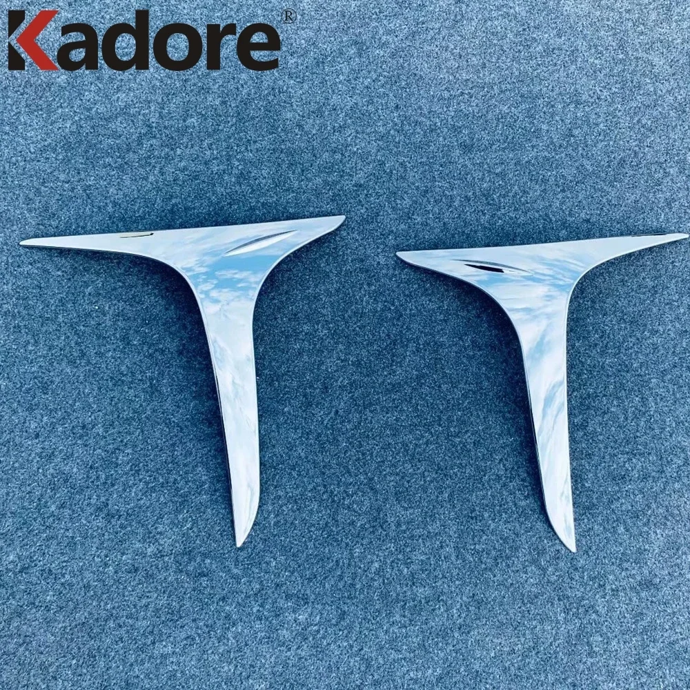 For Toyota Yaris Cross 2020-2024 2025 2026 Chrome Car Front Fog Light Lamp Cover Trim Foglight Eyebrow Frame Trims Accessories view 3