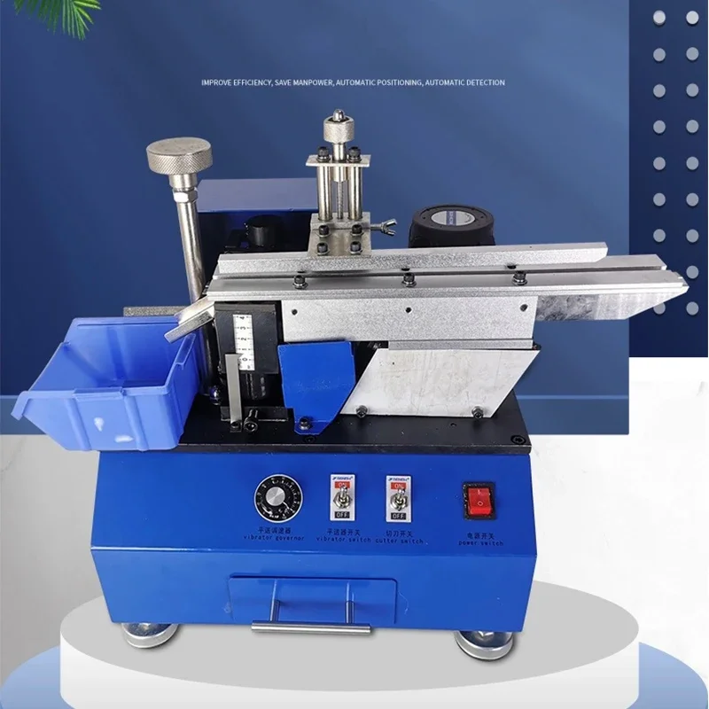 

Automatic Capacitor Belt Taped Radial Lead Capacitor Cutting Machine Bulk capacitor clipping machine 100-250PCS/MIN