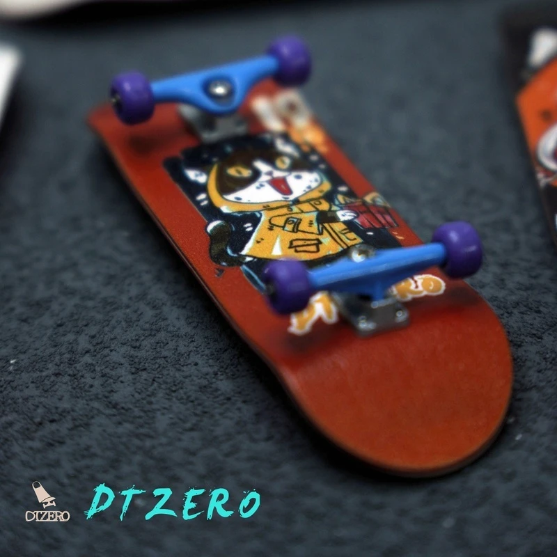 DTZERO プロフェッショナルフィンガースケートボードセット 2.0 木製フィンガースケートおもちゃ初心者のための必須のおもちゃノベルティギャグおもちゃ