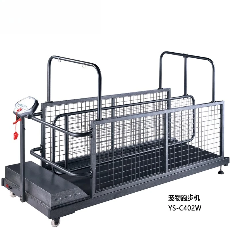 

Беговая дорожка для домашних животных, тренировочная беговая дорожка для собак с двумя дорожками C402W
