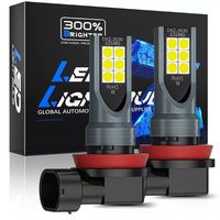 H11 LED Bulb 9005 9006 H10 H4 H7 H1 H3 LED Lamp Super Bright Car Fog Lights Day Driving Running Light 12V 6000K White