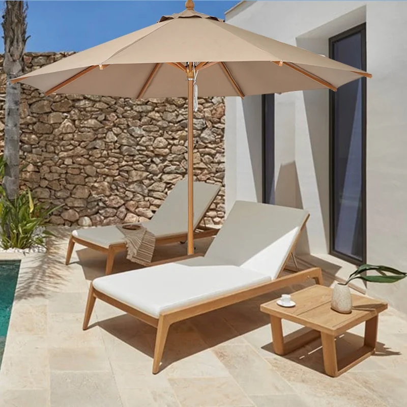 

Outdoor 3m Aluminium Garden Leisure Courtyard Umbrella Outdoor Beach Parasol Sun Umbrella