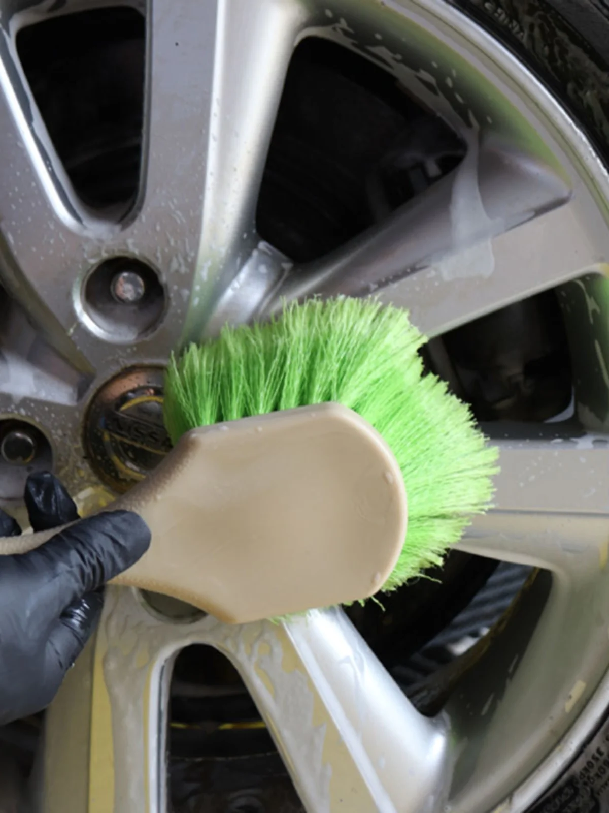 Car wash  Wheelie All Exterior Surface and Wheel Brush (Safe for Cars, Trucks, SUVs, RVs, Motorcycles, & More)