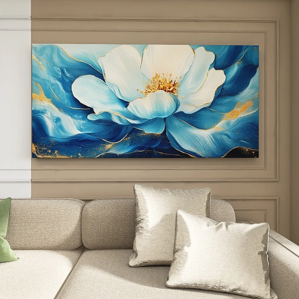 

1.5-Inch Thick Pine Solid Wood Frame, Canvas Wall Art, Birthday Gift Art Wall Painting, Bedroom, Office, Living Room