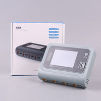 ToolkitRC Q4AC 4x50W 5A AC 100W 4 Port DC Smart Discharger Charger XT60/XT30 Optional for 1-4S Lipo Battery