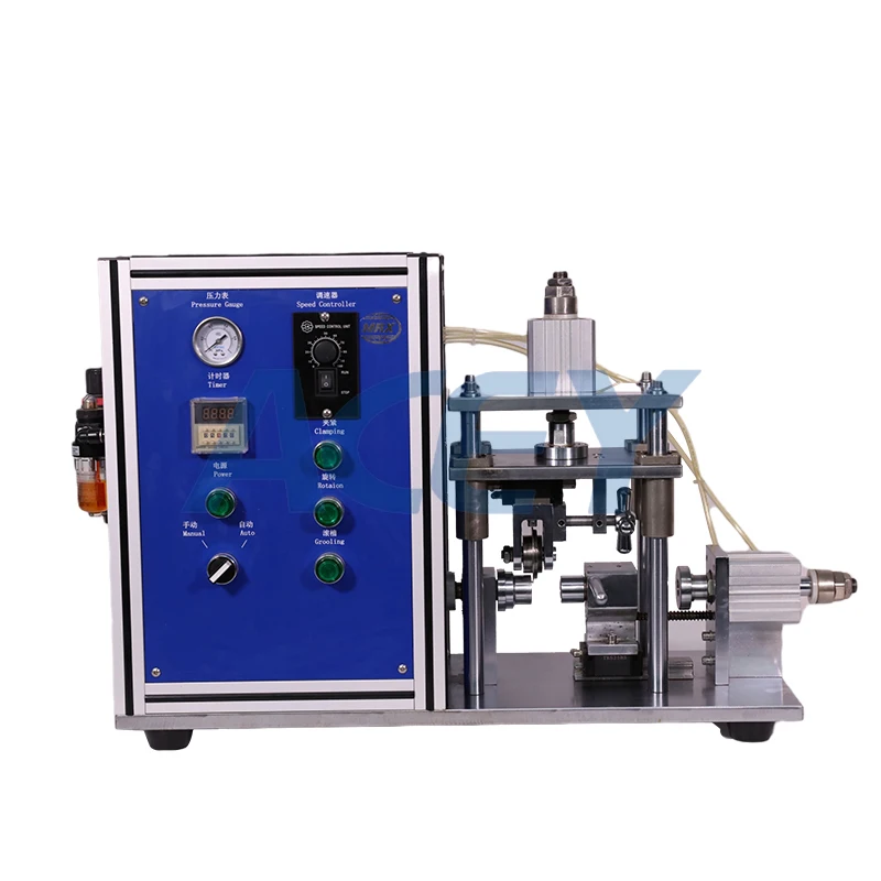 Automatic 18650 Cylindrical Lithium Battery Cell Steel Case Grooving Machine