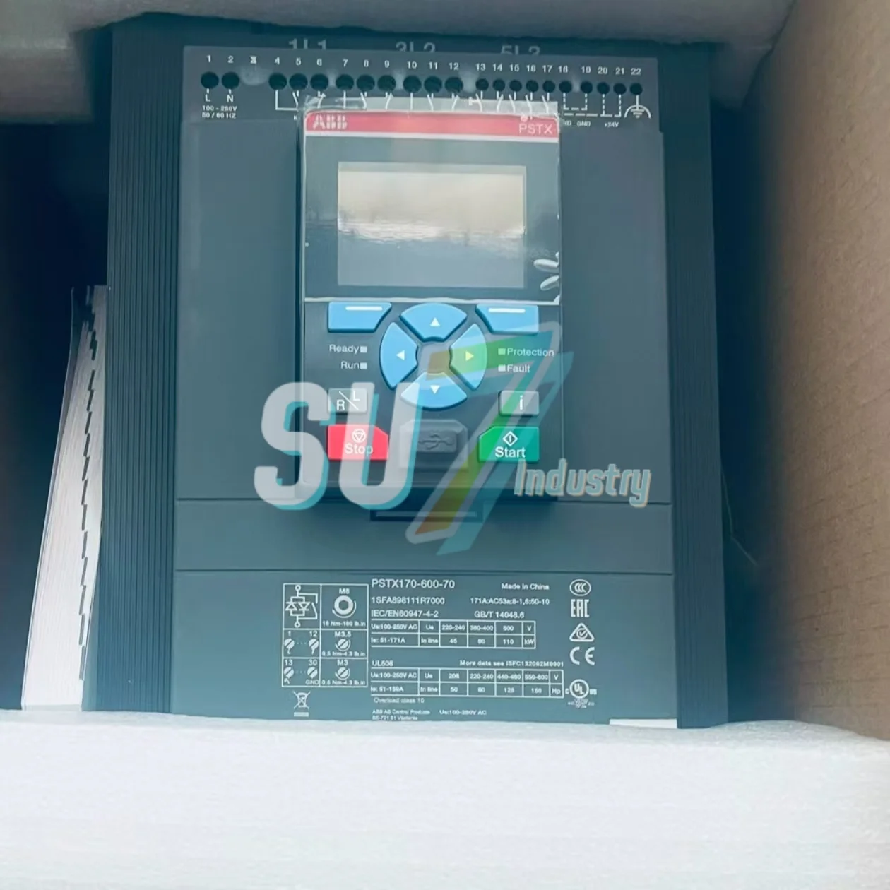 PSTX170-600-70 1SFA898111R7000 소프트 스타터 새로운 원본