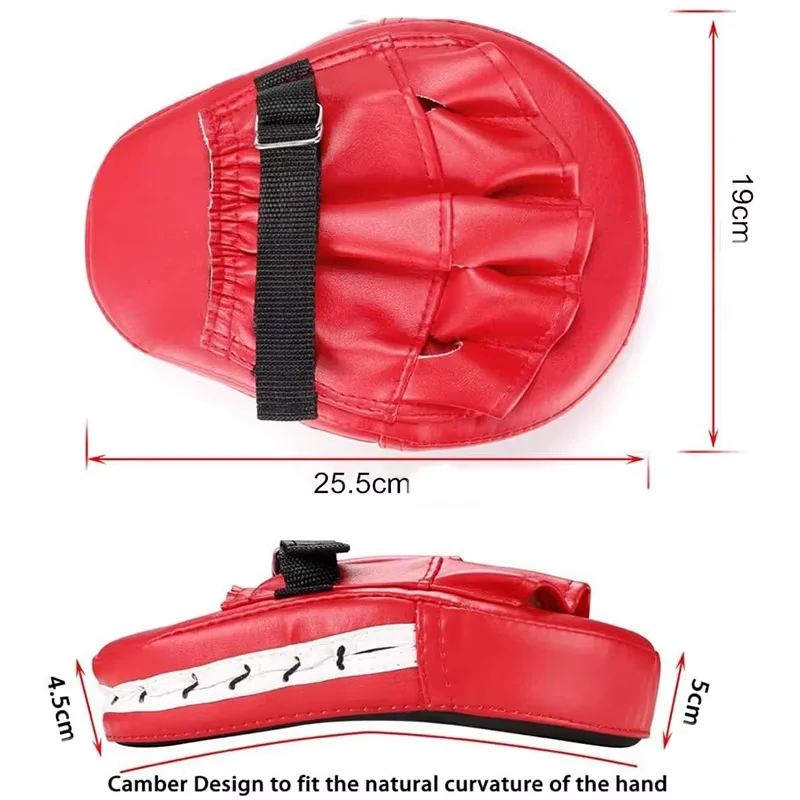 Curved Glove Boxing Pad Hand Target Boxing Pad Gloves Training Focus Pad Taekwondo Muay Thai Mixed Martial Arts Boxing Glove