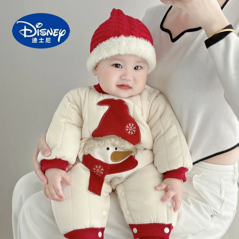 بذلة مبطنة حرارية للأطفال |   رومبير شتوي ثقيل الوزن مع حشوة قطنية للرضع من عمر 0 إلى 24 شهرًا، ملابس خارجية مريحة