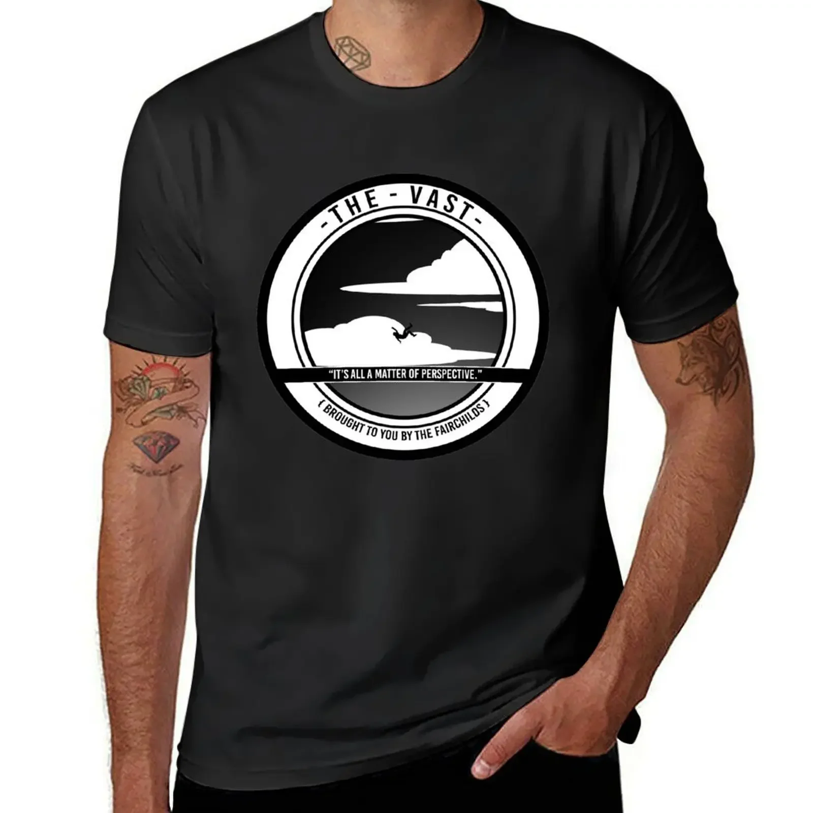 

The Vast - Badge T-Shirt vintage t shirts man t shirt hippie clothes blanks workout shirts for men