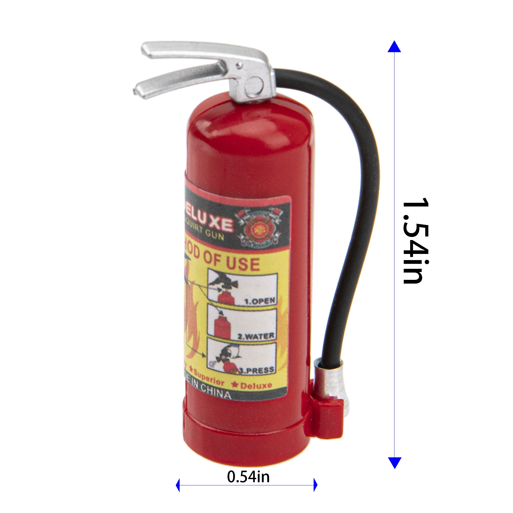 2Pack Simulazione Estintori con Adesivi Decorazione Parte per Traxxas TRX4 Axial SCX10 Tamiya CC01 D90 1/10 RC Crawler