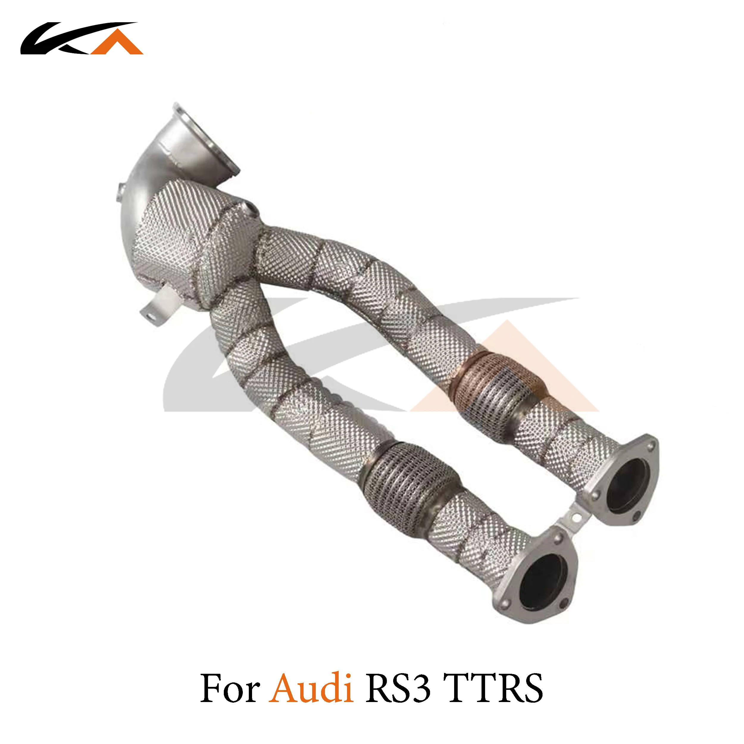 

KA Tuning exhaust system header stainless downpipe for Audi RS3 TTRS 2.5T axle pipe performance catalysis heat shield