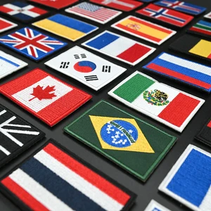 أوروبا علم التطريز التصحيح الروسية إسبانيا البرازيل التكتيكية هوك وحلقة بقع لحقائب الظهر الملابس العسكرية الجيش الخياطة بقع أفضل 10 أعلام بيع حقيبة ظهر - رقم 1