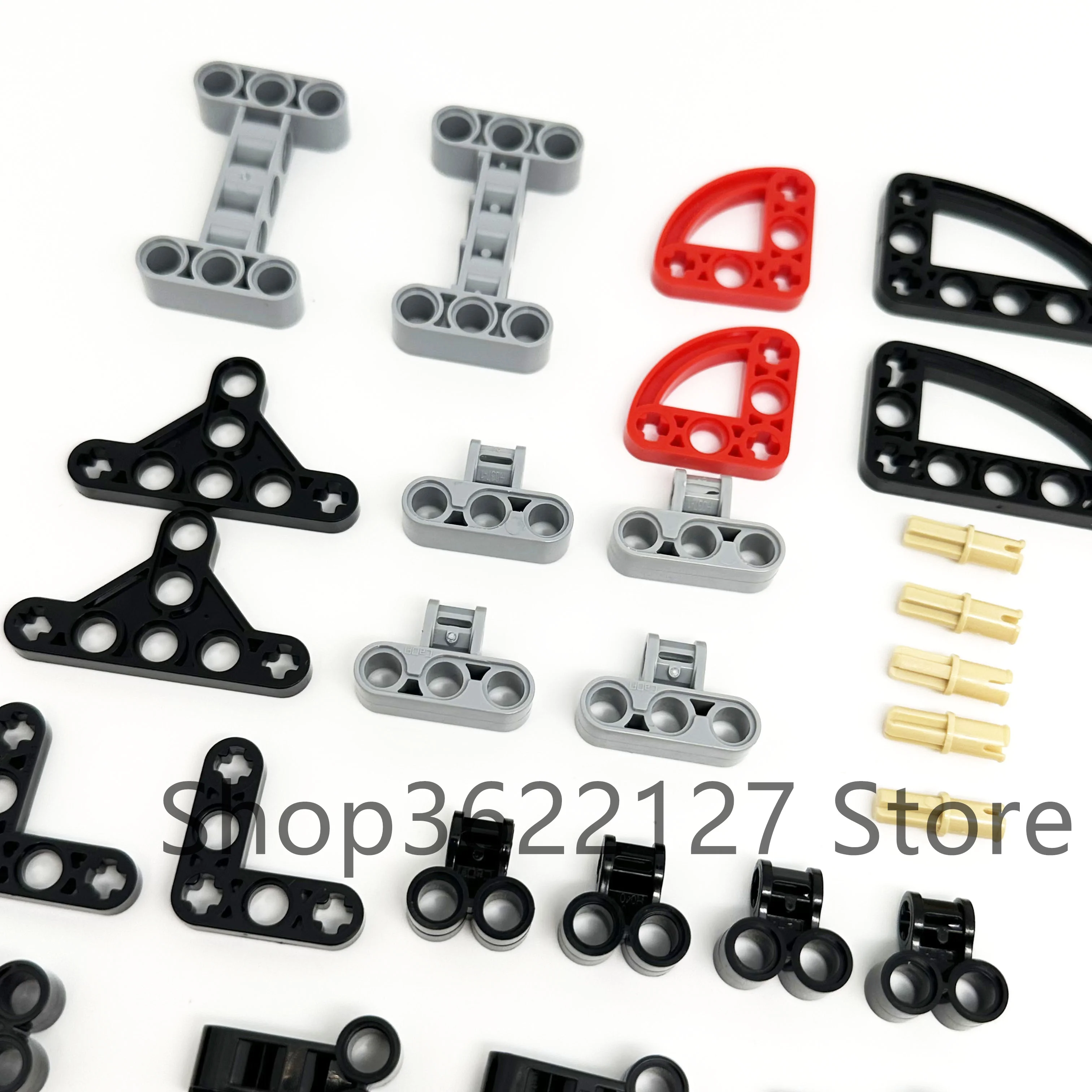 MOC Technical Parts Gear Axle Worm Rack Conector Bulk Bricks assembla particelle blocchi di costruzione fai da te giocattolo ad alta tecnologia per bambini