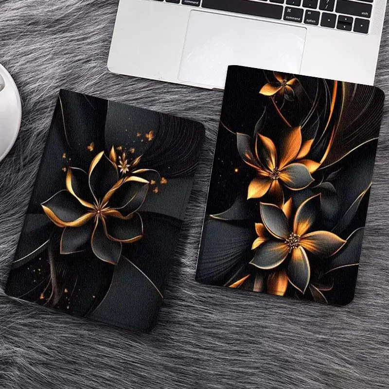 

Retro Flower Luxury For Huawei MediaPad T5 T10s M6 M5Lite SE Honor Tab 5 6 7 V7 V8 X8a X9a Pro Soft Tablet Case Gift