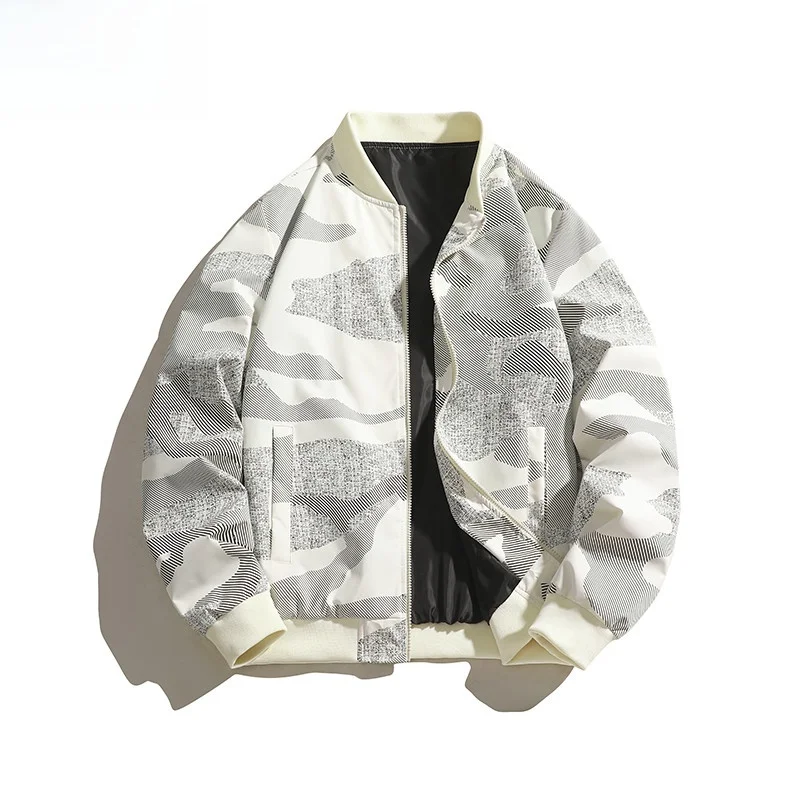 

Мужская повседневная камуфляжная куртка Wassup Nuraya, весна-осень, свободный крой, американский стиль, для активного отдыха, из полиэстера, на молнии