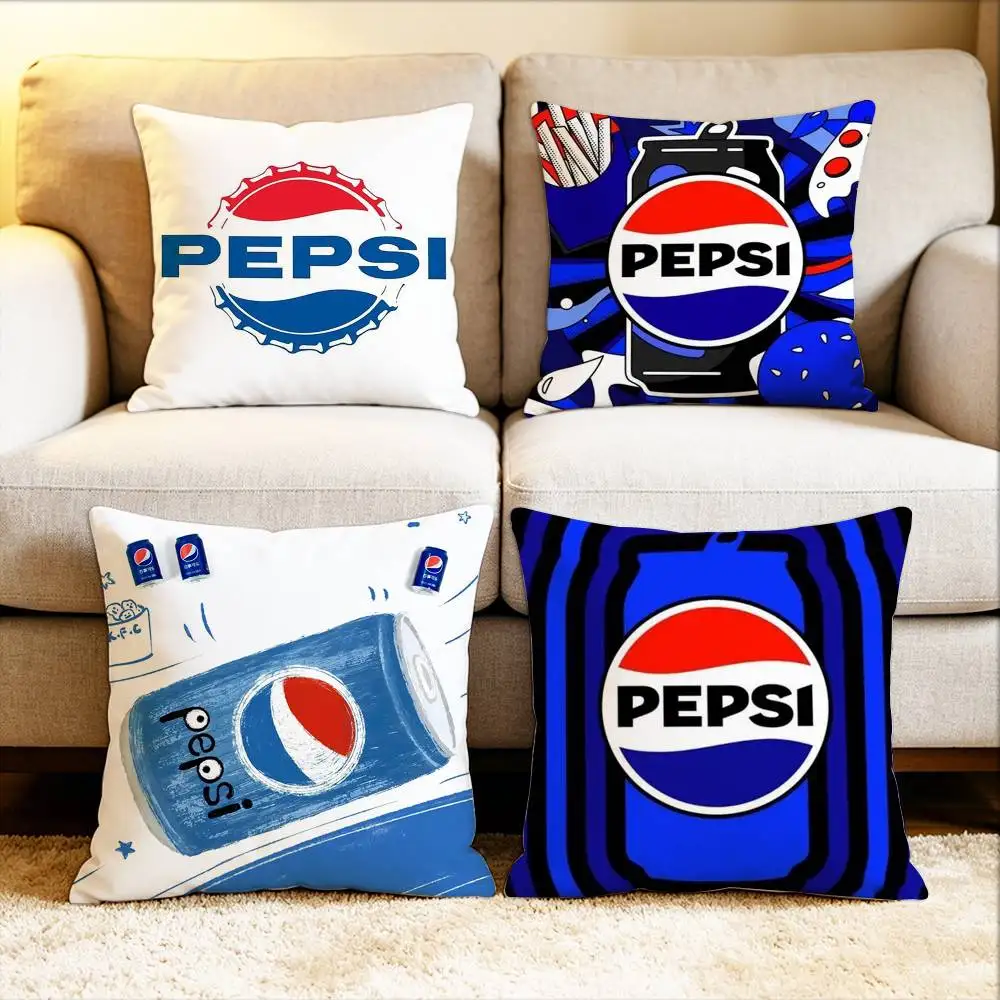 P-pepsi-CC-cOla Funda de almohada cuadrada de varios tamaños para decoración de dormitorio, hogar y coche