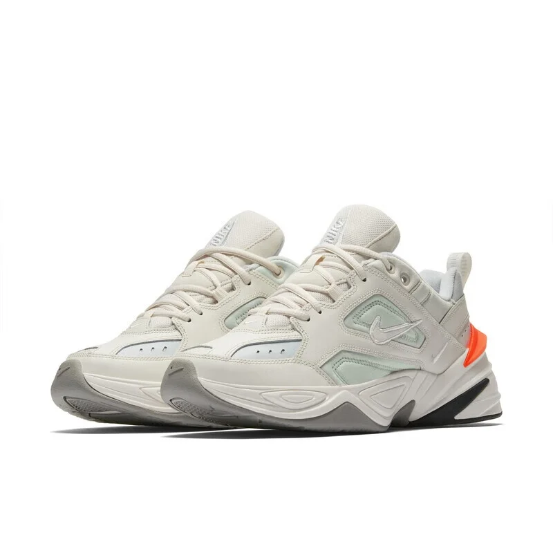 

Nike's New Wear-Resistant Rubber Sole with Strong Grip, Men's Dad Shoes, Leather and Fabric Upper, Lightweight Cushioning, Everyday Thick-Soled Dad Shoes, M2K Tekno Mixed Color Stitching, Retro Style, Commuting Casual Sneakers, Av4789-001