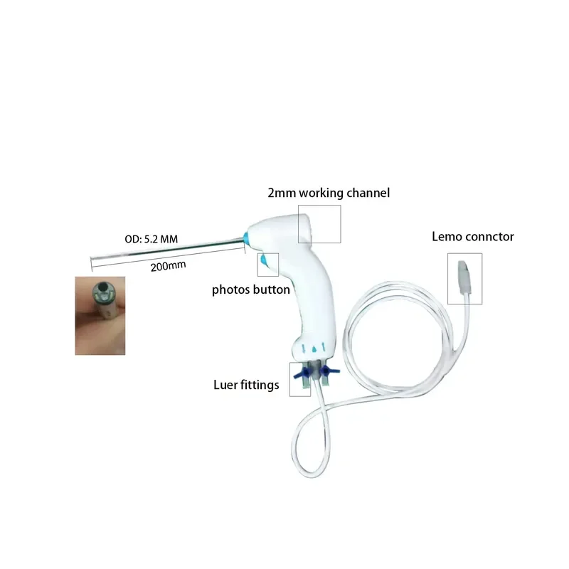 AP08 for Single Use Digital Flexible Video Disposable Hysteroscope Diagnostic and