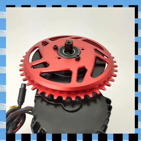 ABME Chainring Sprocket 42T For Bafang BBSHD Mid Drive Motor Electric Bike Replacement Chainwheel Protector