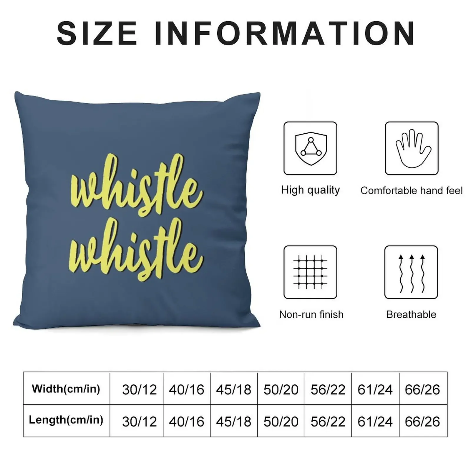 whistle whistle Throw Pillow Decorative pillow case home decor items pillow