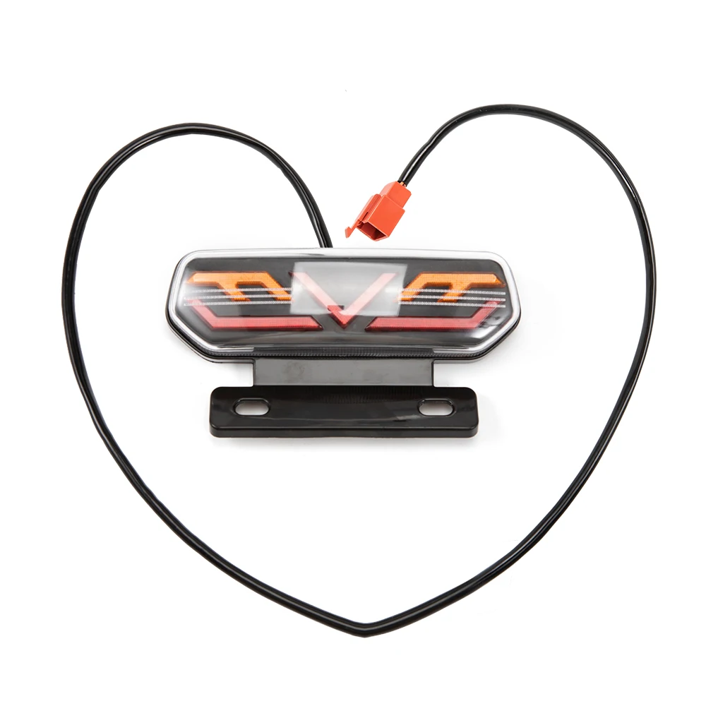 12V Motorcycle Rear Lights LED Motorcycle Brake Light ATV Tail Light Motorbike Stop Turn Signal Direction Indicator Blinker