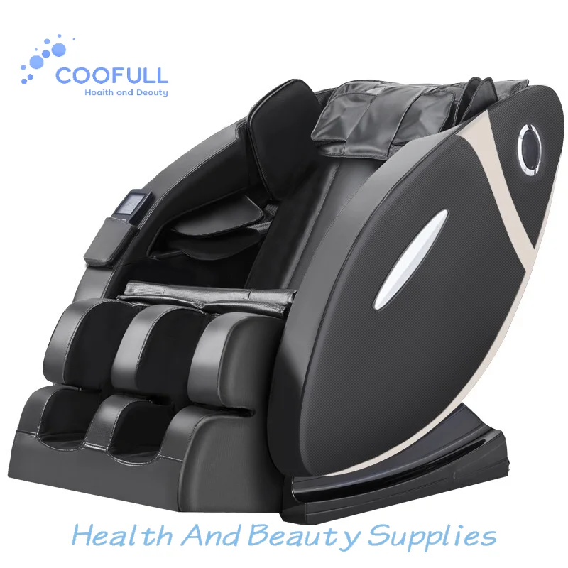Coolfull Popular Full Body Care Spa  Massage Chair with Foot Rollers Music Chair Massage