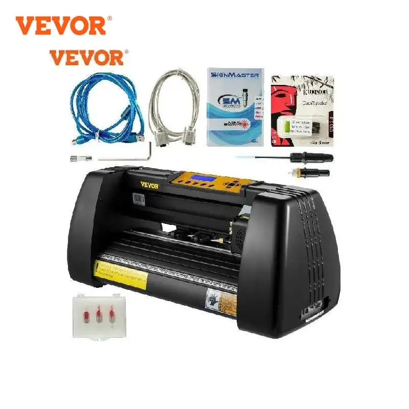 

VEVOR 14 inch Vinyl Cutter Machine Label Sign Cutting Plotter Tool Kit SignMaster