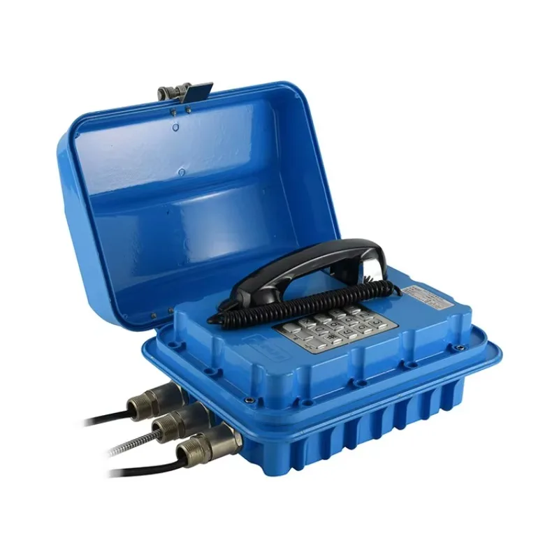 Analog Telephone with Keypad for Heavy duty Coal Mine Industrial rugged telephone