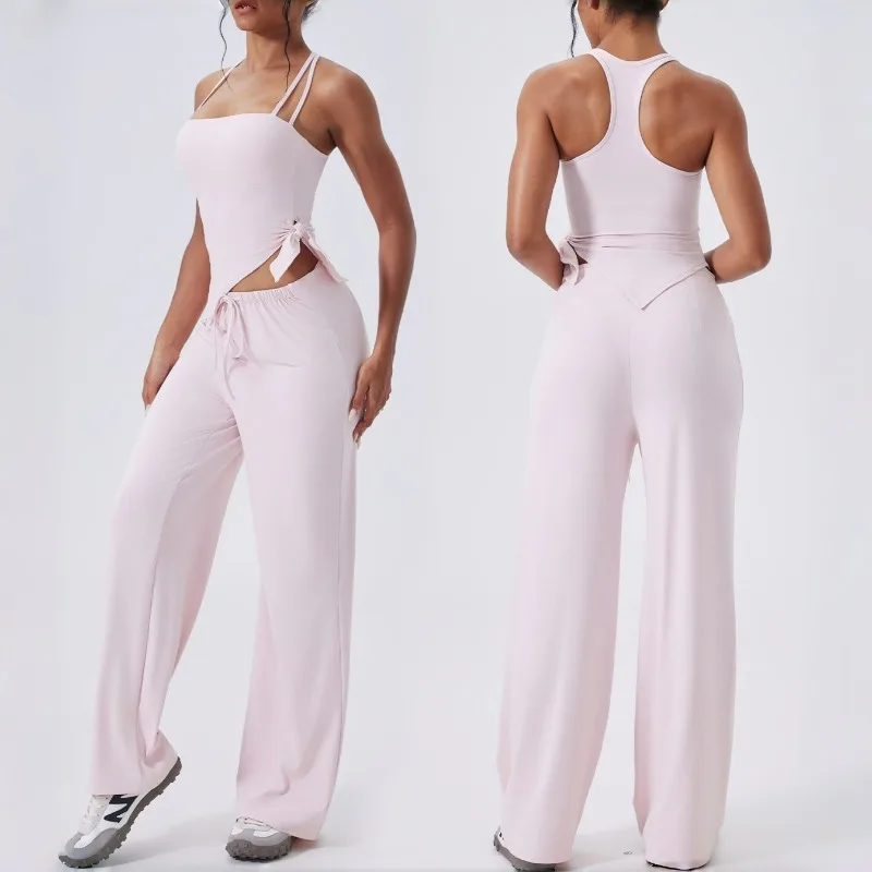 

Женский сексуальный костюм для йоги с квадратным вырезом, быстросохнущий повседневный костюм для похудения и похудения с высокой талией, спортивный костюм для бега на открытом воздухе