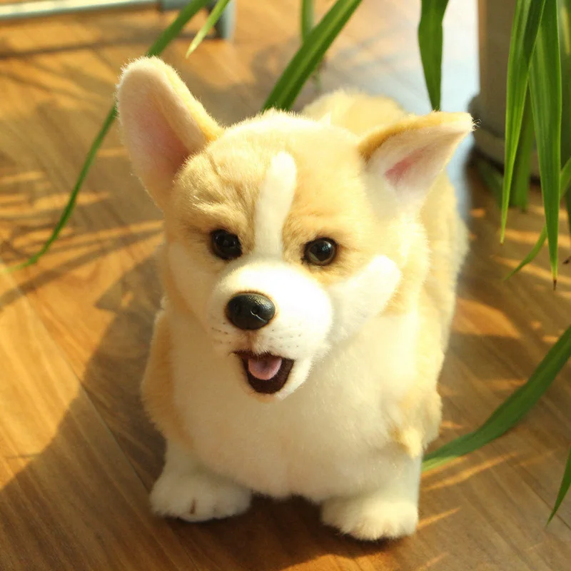 ตุ๊กตาหมาป่าจำลองน่ารัก ขนาด 38 ซม. ของเล่นตุ๊กตาหมาป่าเหมือนจริง ของเล่นตุ๊กตาสัตว์เลี้ยงนุ่มนิ่ม ของเล่นสะสมตกแต่งสไตล์อนิเมะ สำหรับเด็ก